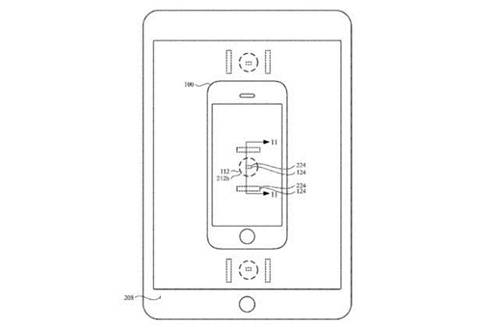 蘋(píng)果申請(qǐng)新專利 筆記本為iPhone無(wú)線充電