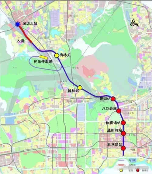 深圳地鐵6號(hào)線跨龍大高速高架橋梁合攏