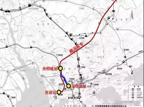 贛深鐵路深圳光明段開工 未來一小時可到河源