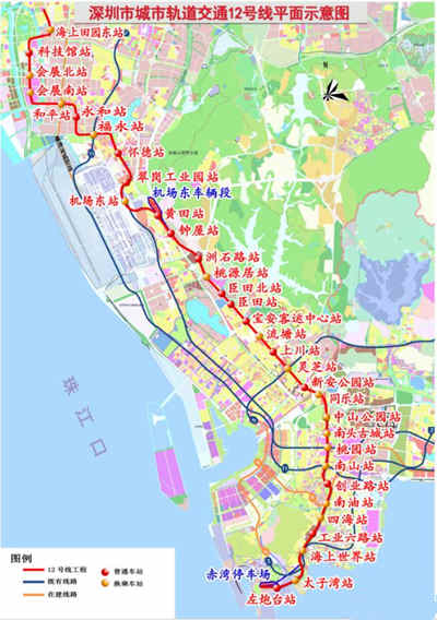 深圳地鐵12號線赤灣停車場開建 深圳地鐵最大