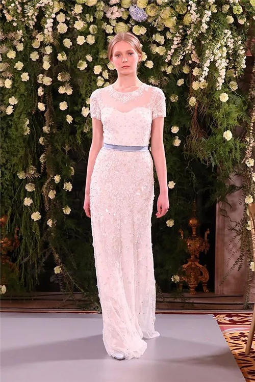 阿嬌的婚紗是什么牌子 Jenny Packham2018出嫁