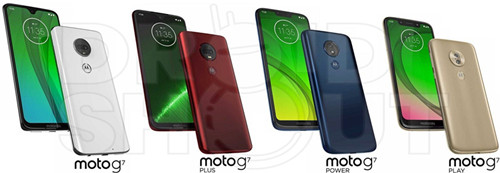 Moto G7系列四款手機曝光 三種劉海設計