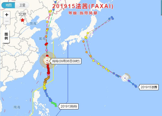 今年第15號臺風(fēng)“法茜”生成