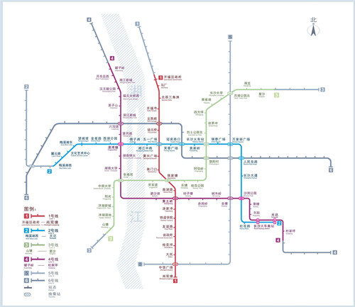 長沙地鐵線路圖2019 長沙地鐵線路圖最新