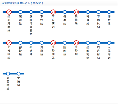 深圳地鐵9號線路圖2019 深圳地鐵線路圖最新