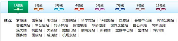 深圳所有地鐵線路運(yùn)營時間表