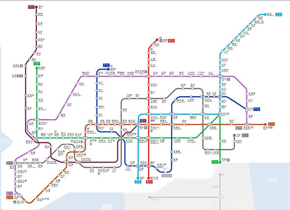 深圳地鐵線路圖高清版 深圳地鐵線路走向