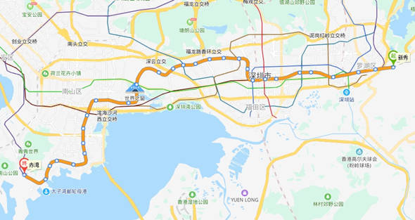 深圳地鐵線路圖高清版 深圳地鐵線路走向