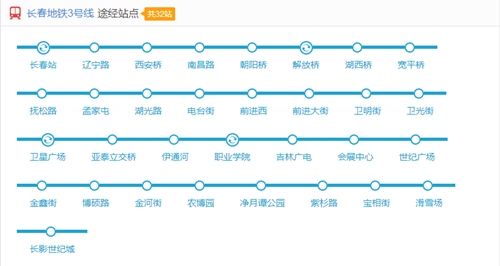 長(zhǎng)春地鐵3號(hào)線(xiàn)線(xiàn)路圖2020 長(zhǎng)春地鐵線(xiàn)路圖最新