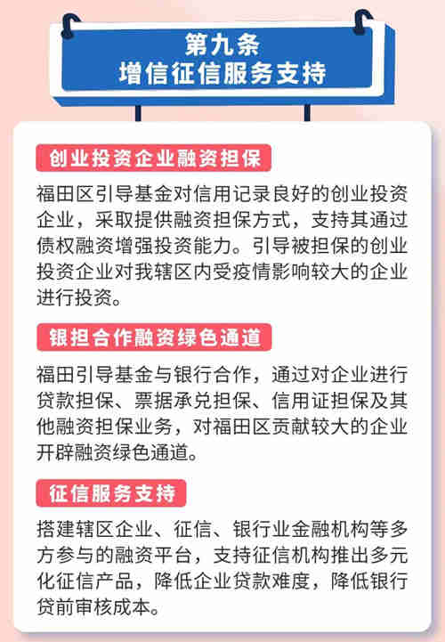 福田區(qū)防控疫情同舟共濟“福企”新十條政策