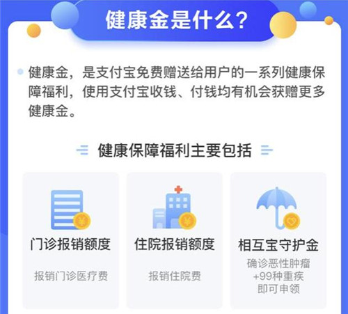 支付寶健康金有什么用 支付寶健康金能提現(xiàn)嗎