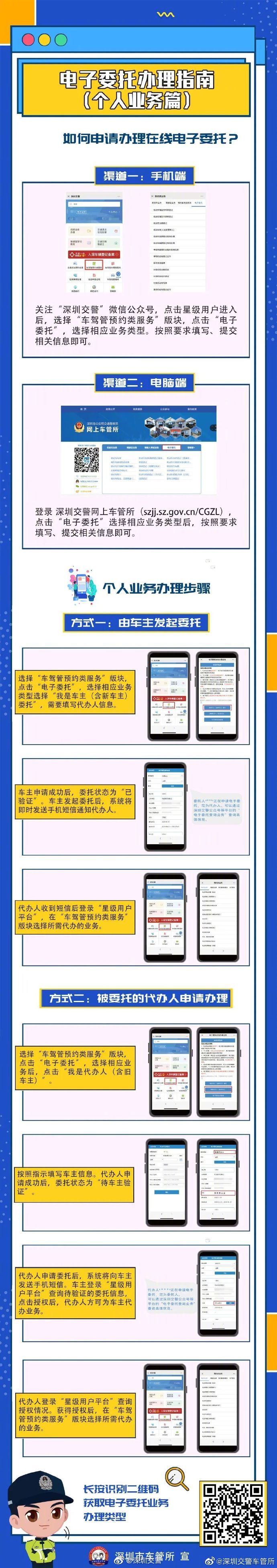 深圳車主必看 圖文詳解電子委托辦理指南