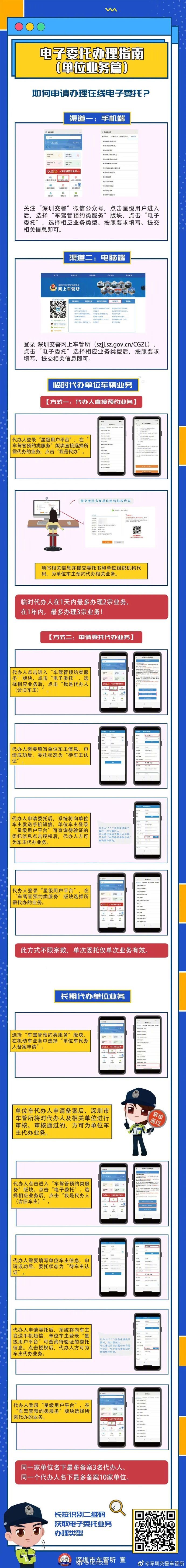 深圳車主必看 圖文詳解電子委托辦理指南