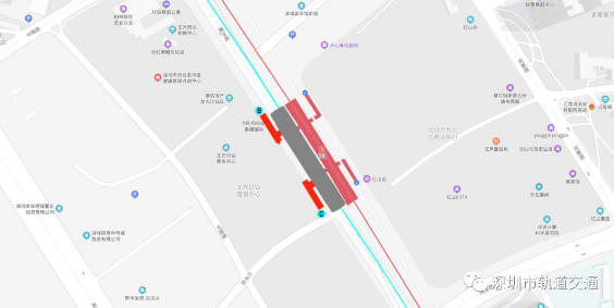 深圳地鐵6號線紅山站出入口信息更新