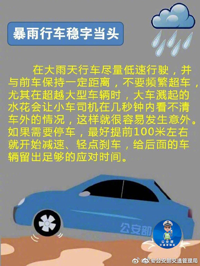 暴雨預(yù)警!暴雨天行駛你要知道這些事