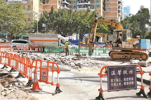 深圳今年道路挖掘計(jì)劃涉道路4373條