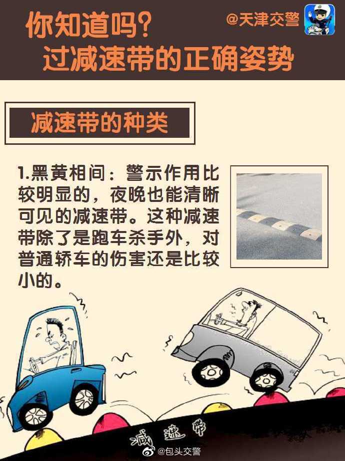 開車技巧分享!過減速帶的正確姿勢是什么