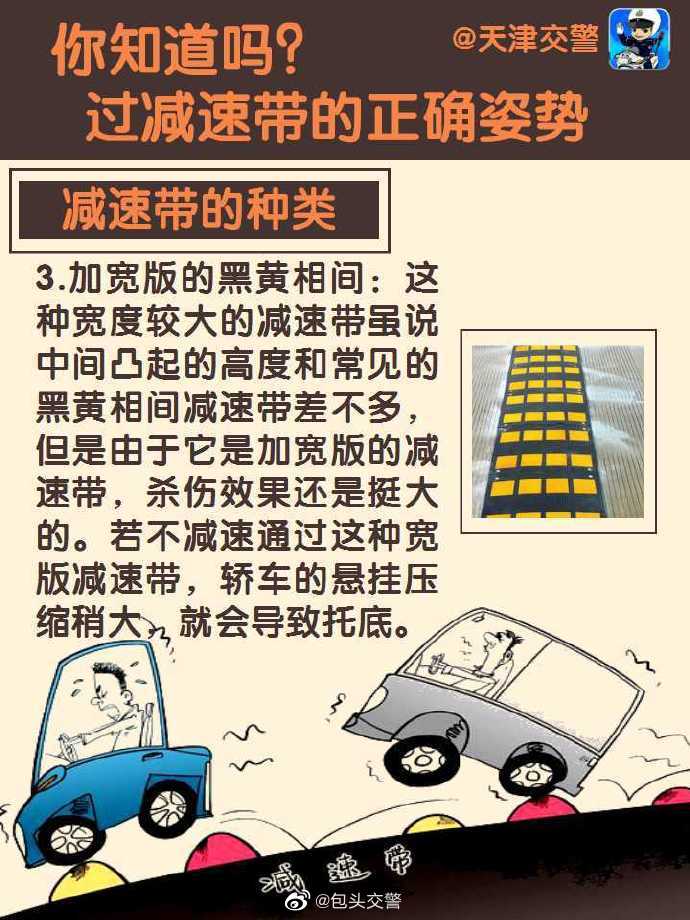 開車技巧分享!過減速帶的正確姿勢是什么