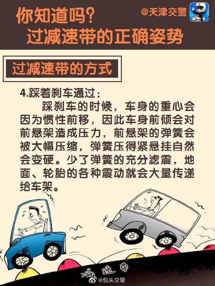 開車技巧分享!過減速帶的正確姿勢是什么