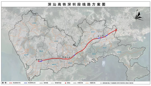 2020深汕高鐵最新進展情況!深圳段擬設(shè)這3個車站