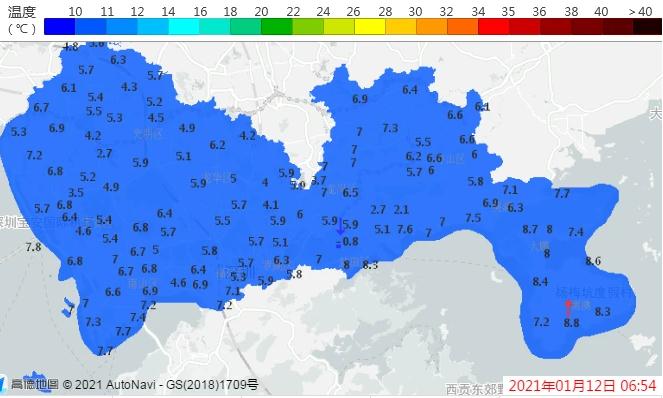 時隔1066天深圳終于入冬了 平均氣溫低于10℃