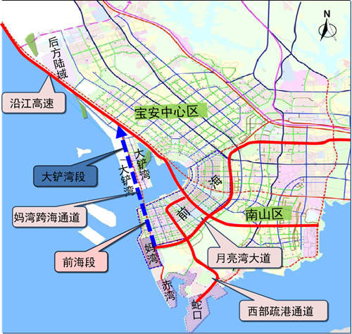 地鐵5號(hào)線將銜接深圳首條跨海隧道