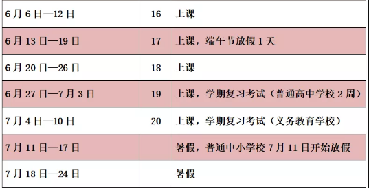 深圳2021年中小學(xué)生暑假放假安排