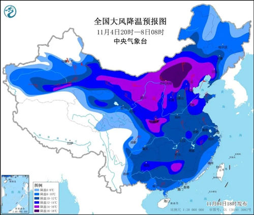 冷空氣+超強寒潮來深圳啦 廣東最低位可降至5℃