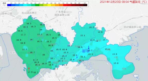 深圳迎來降溫+冷空氣 未來一周天氣預報來了