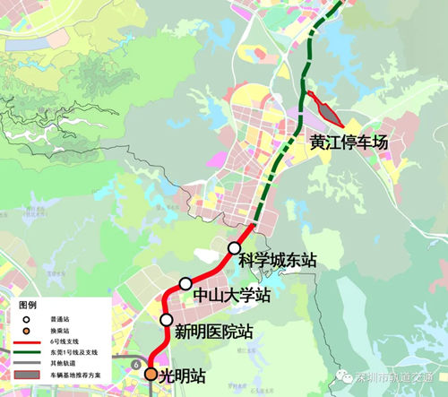 深圳在建地鐵線路圖