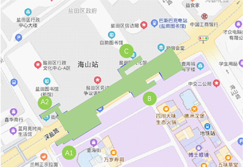 深圳地鐵8號(hào)線一期出入口在哪