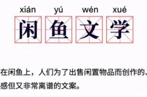 閑魚(yú)文學(xué)是什么梗 閑魚(yú)文學(xué)梗含義介紹